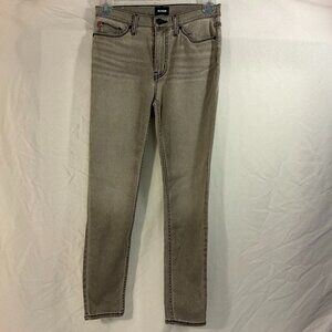 Hudson Blair High Rise Skinny Jeans Gray, Size 27